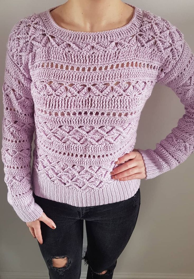 Explore the World of Crochet Sweaters with 52 Free Patterns