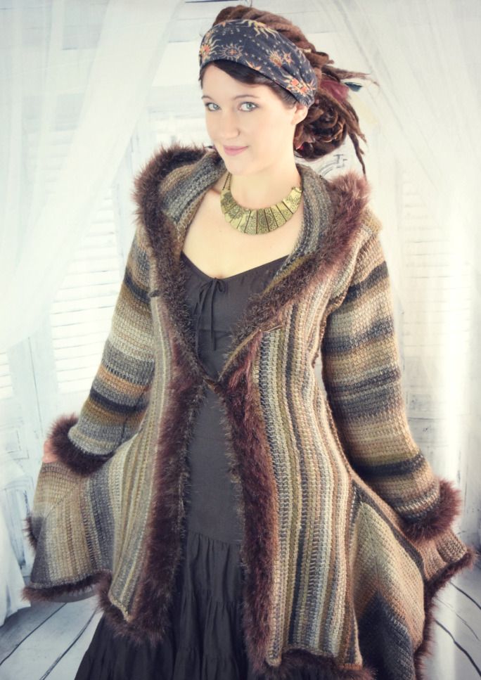 Elf Coat Free Crochet Pattern | Coat patterns, Crochet coat, Crochet