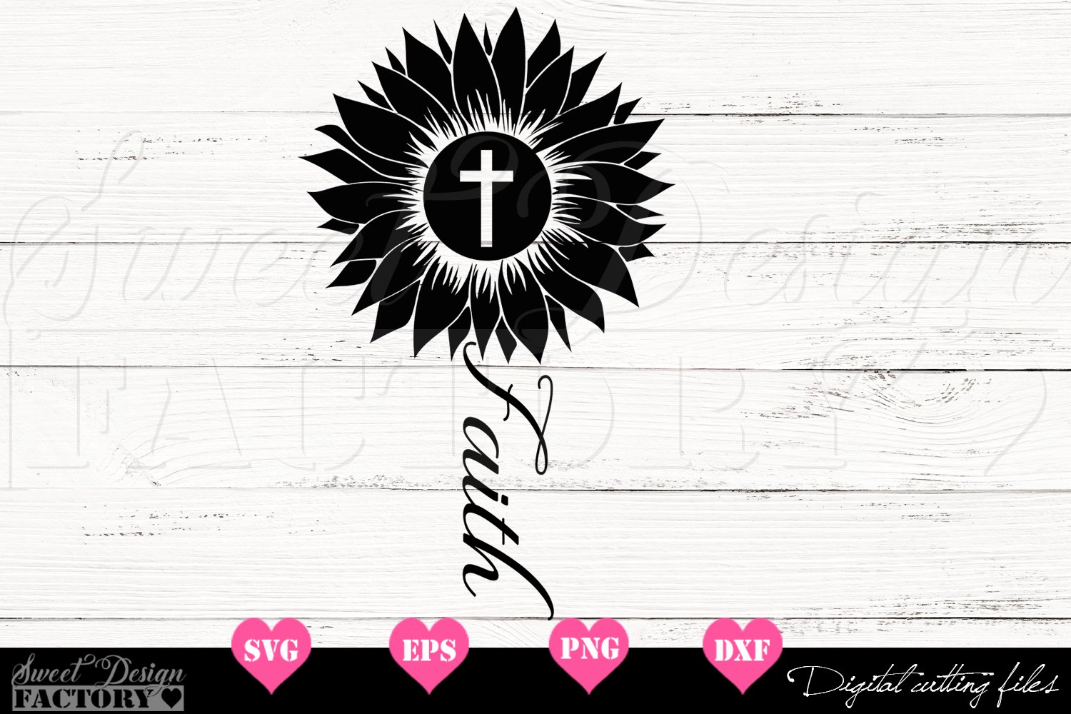 Faith Sunflower SVG (568832) | Cut Files | Design Bundles