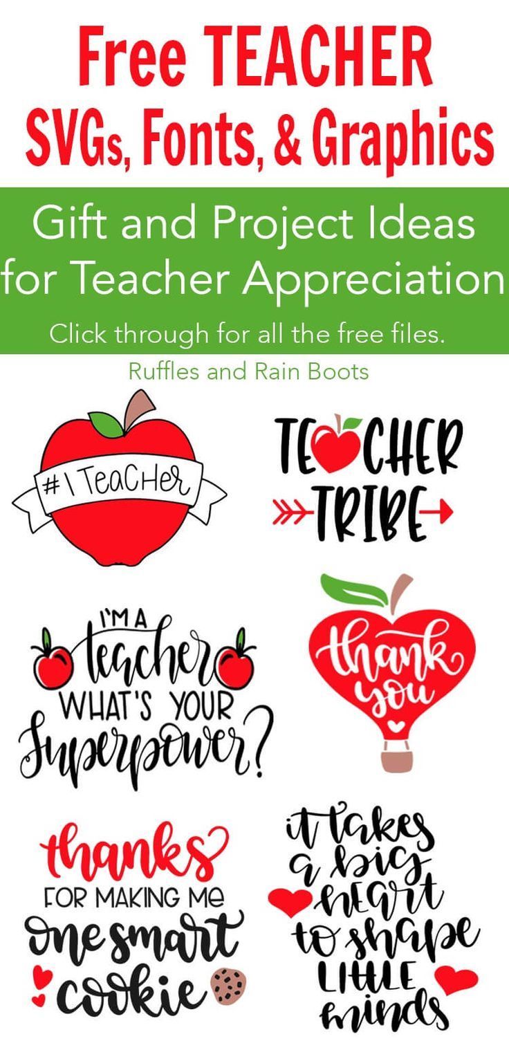Apple Teacher Appreciation Teacher Clipart