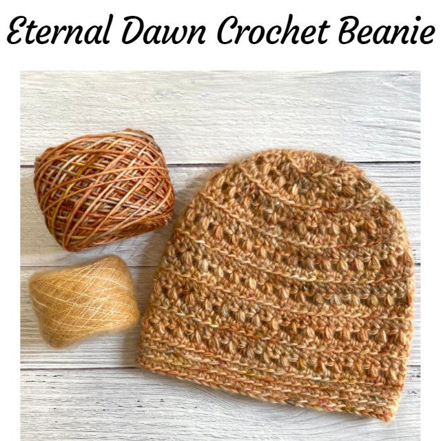 Top Down Unisex Beanie Free Crochet Pattern - Simply Hooked by Janet