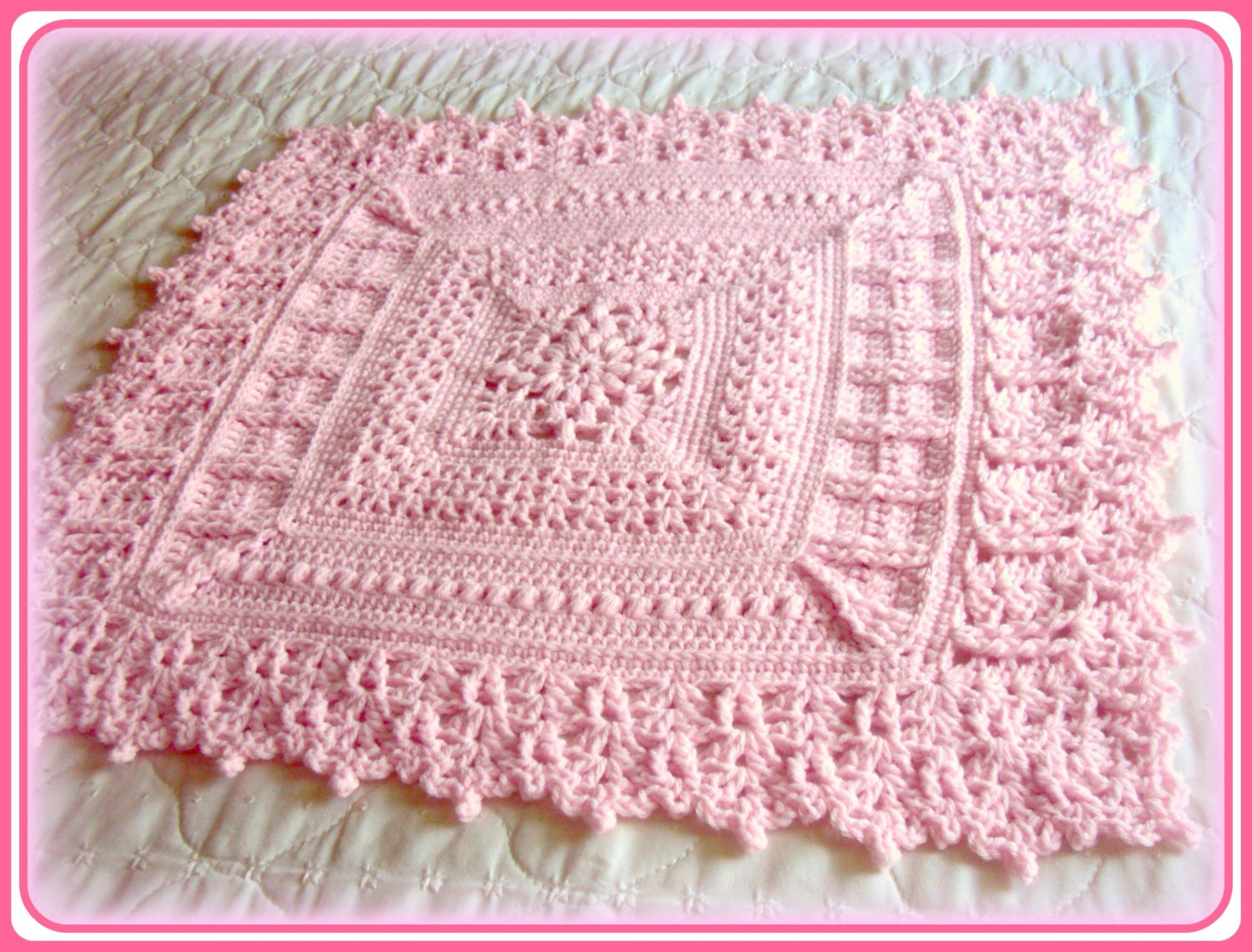 Free Crochet Patterns For Baby Blankets Crochet Ba Shawl Pattern