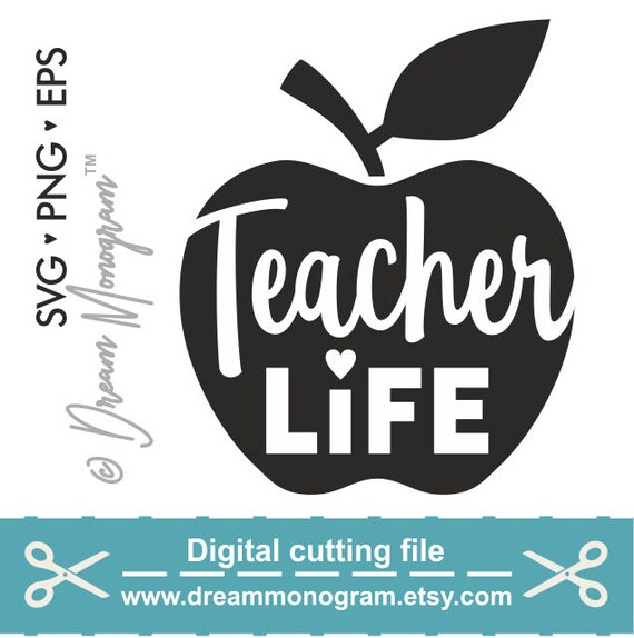 Teacher life Svg Teacher Svg Teach Svg Back to school Svg | Etsy