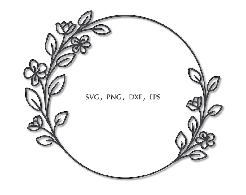 Silhouette Floral Wreath Svg Free - 222+ Amazing SVG File