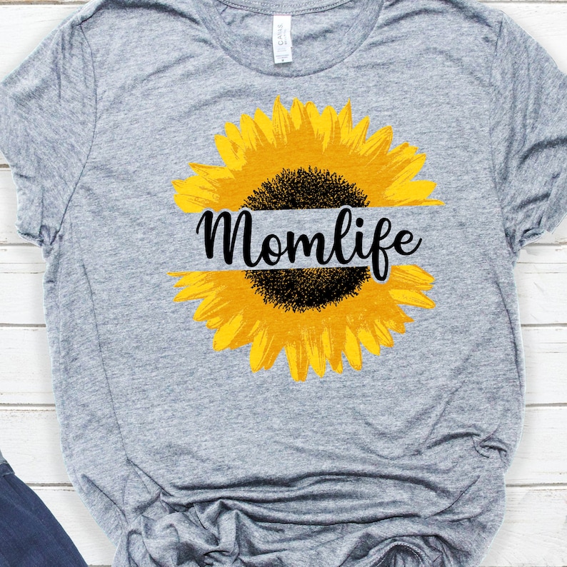 Momlife Sunflower Sunflower Mom Svg Mom life Svg Gift | Etsy