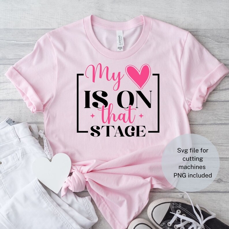 My Heart is on That Stage. SVG PNG Dance Svg Ballet - Etsy