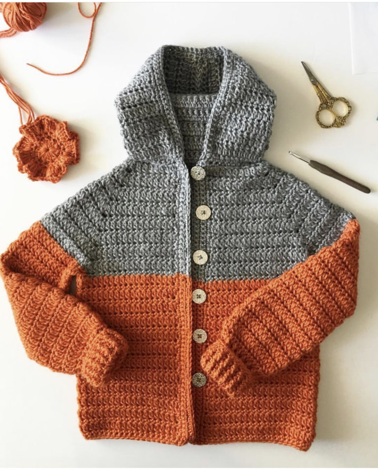 Free Baby Sweater Crochet Pattern For Easy Beginner- 2021 - hotcrochet .com