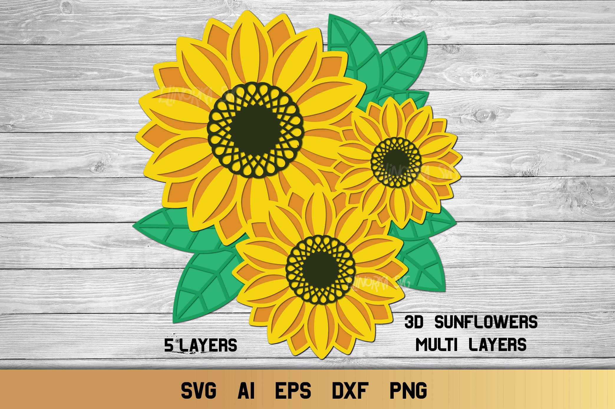 96+ layered sunflower svg free - Download Free SVG Cut Files | Freebies