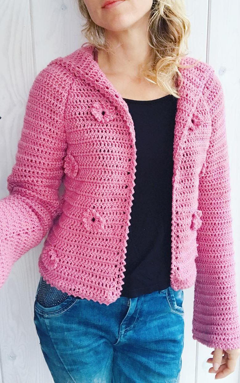 59+ Stylish and Lovely Crochet Cardigan Patterns and Ideas - Womensays