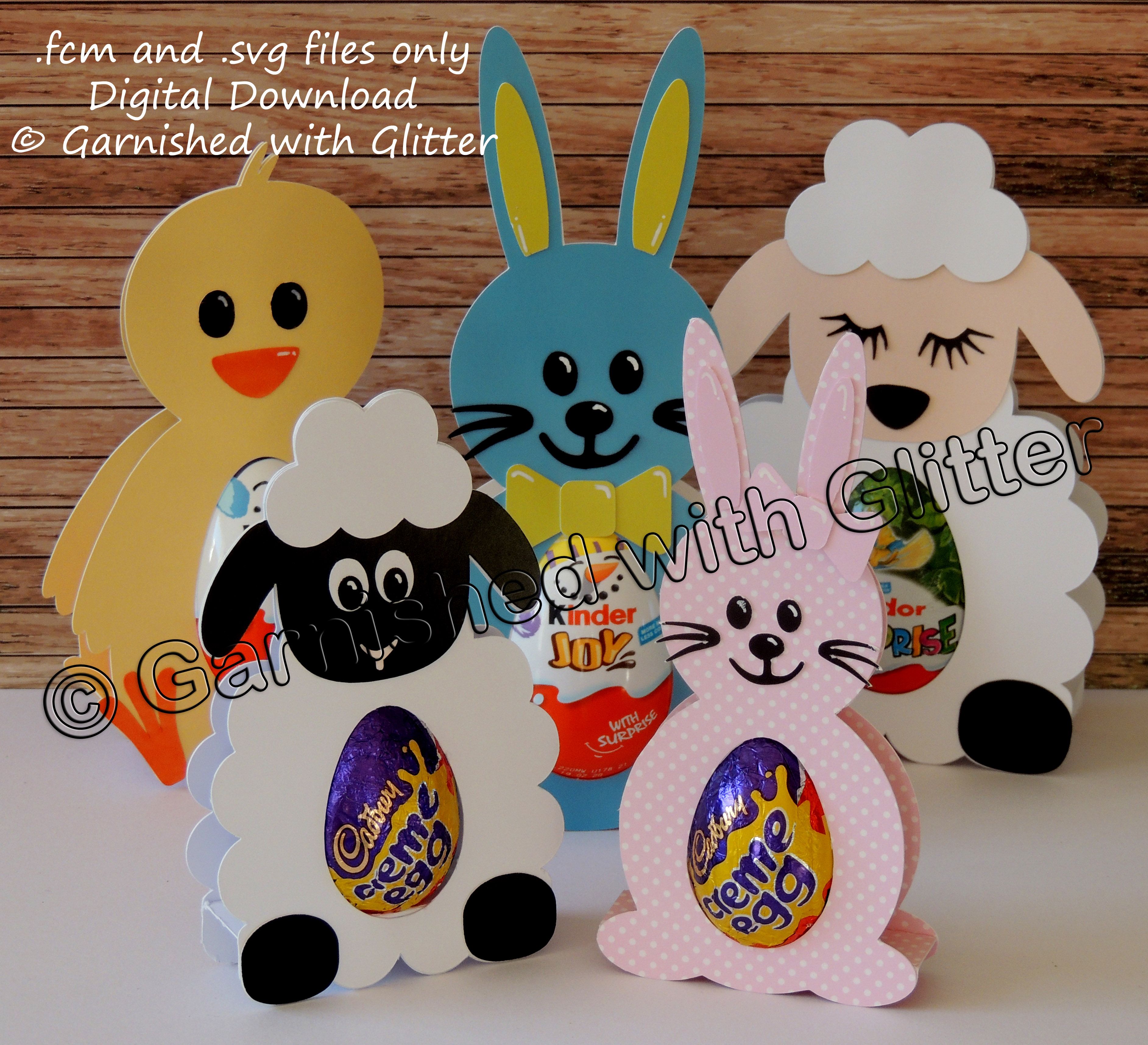 Easter Bunny Egg Holder Svg Free - 69+ File for DIY T-shirt, Mug