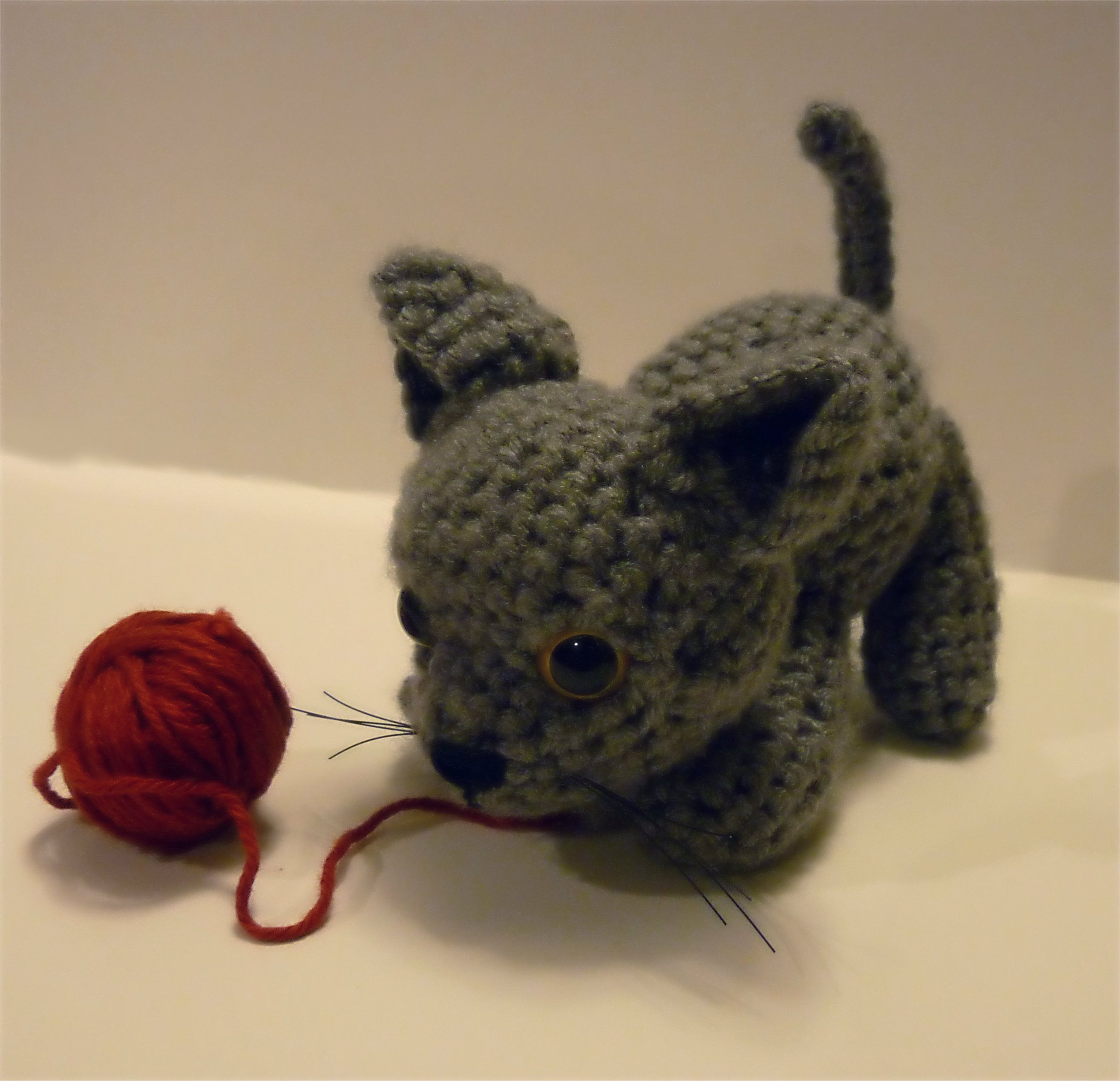 crochet kitten | Crochet cat, Yarn projects, Cute crochet